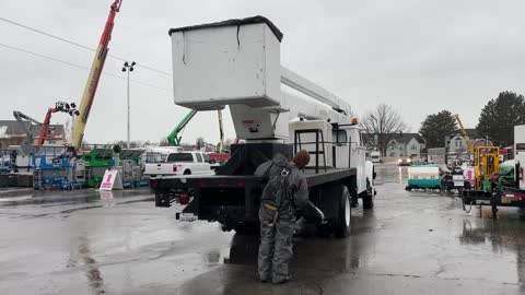 Boom / Bucket Truck 2001 International 4800 4x4 75' Platform Diesel