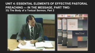 Albert Martin's Pastoral Theology Lecture 64