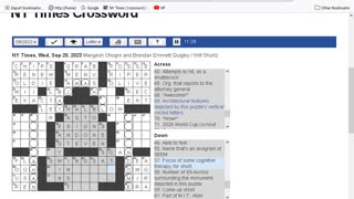 NY Times Crossword 16 Aug 23, Wednesday