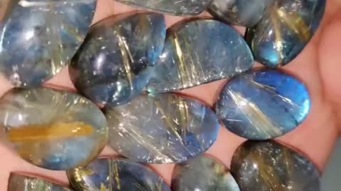 Buy Rutilated Quartz Gemstone Cabochons Online in the USA at the Best Prices