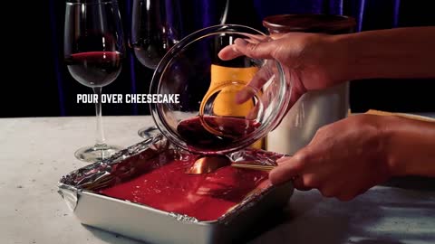How to Make Wine & Cheesecake Squares
