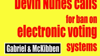 Ban all electronic voting machines NOW