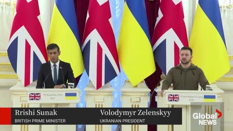 British PM Sunak makes surprise visit to Kyiv, announces new funding for Ukraine