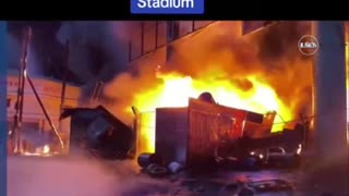 Nairobi huge fire in city Stadium