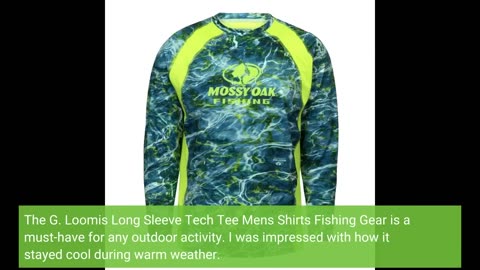 Buyer Reviews: G. Loomis Long Sleeve Tech Tee Mens Shirts Fishing Gear