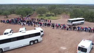Hundreds Of Illegals Streaming Through Eagle Pass Texas Daily , Over 72,000 Since October 1st