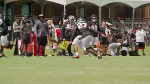 Atlanta Falcons compete at Saturday practice _ AT&T Training Camp Highlights