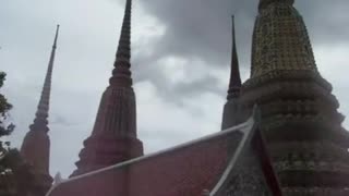 Quick Overview Of A Bangkok, Thailand Temple Complex In 2006