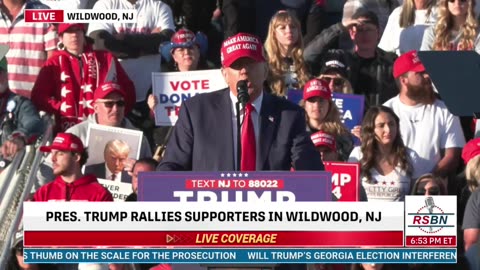 Trumps Rally Speech in Wildwood, New Jersey 5/11/2024