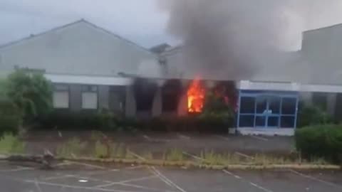 Irish are burning down the centers for invaders in their country. They're beyond pissed