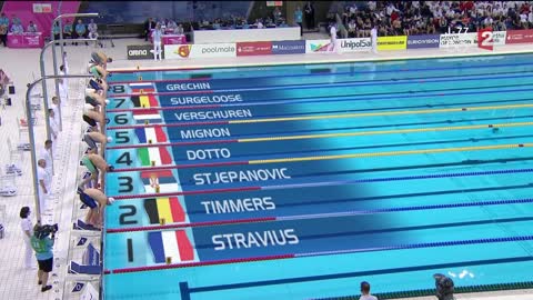 La finale explosive du 100m nage libre