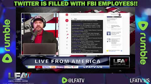 LFA TV CLIP: THE FBI HOLDS HIGH POSITIONS AT TWITTER!