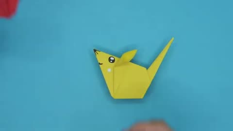 HOW TO MAKE ORIGAMI PAPER MICE