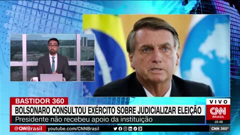 Bolsonaro consultou o Exército sobre judicializar a eleição | CNN 360º