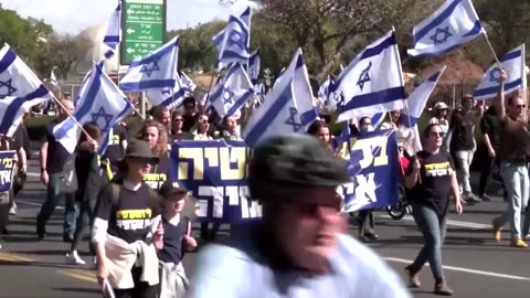 Israel airport protests target Netanyahu, Austin