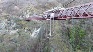 Original Bungi-Jumping Bridge in New Zealand