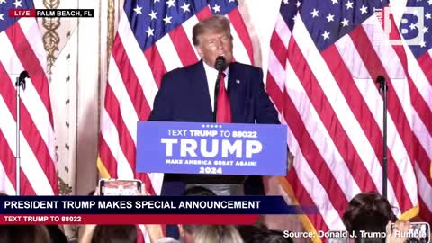 Trump: "I Am Tonight Announcing My Candidacy for President of the United States"