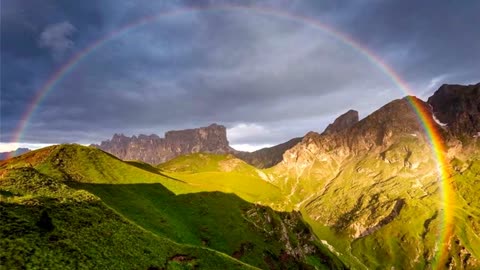 Rainbow beautiful scenery