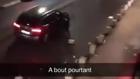 Tactical units are seen driving through the streets of Marseille, indiscriminately shooting anyone