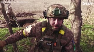 Ukrainian army fires mortars in the Donbas as they deploy western weapons