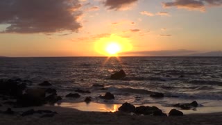 Wailea-Makena, HI — White Rock Beach (Palauea Beach) - Sunset