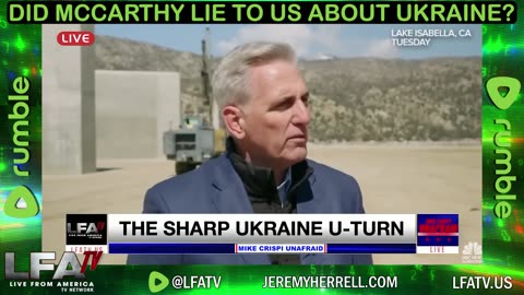 DID MCCARTHY LIE TO US ABOUT UKRAINE?
