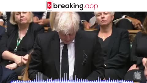 Boris Johnson Pays Tribute to Queen Elizabeth II