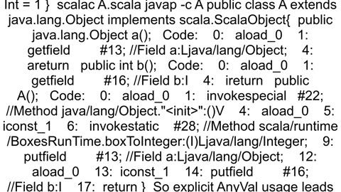 Are Scala39s AnyVals stack allocated