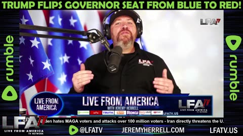TRUMP FLIPS GOVERNOR SEAT FROM BLUE TO RED!