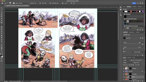 Art Timelapse: Coloring Book 2, Pages 4-5