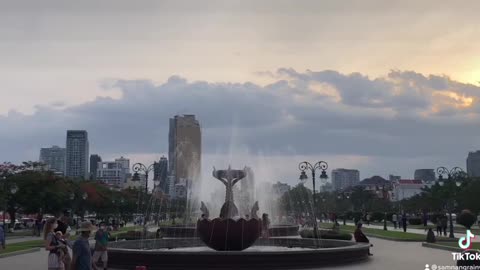 gym and jogging every evening at King Father Park, PhnomPenh