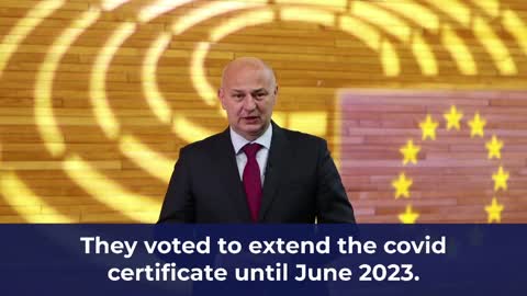 Epidemic of Stupidity: 432 MEPS Voted to Extend the COVID Certificate System Until June 2023