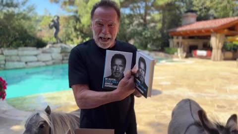 schwarzenegger I got the first box of my books, so I brought the whole team