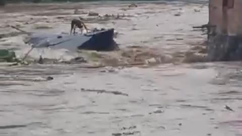 Rains Caused Flooding In The Sumbawa River, Indonesia | February 9, 2024