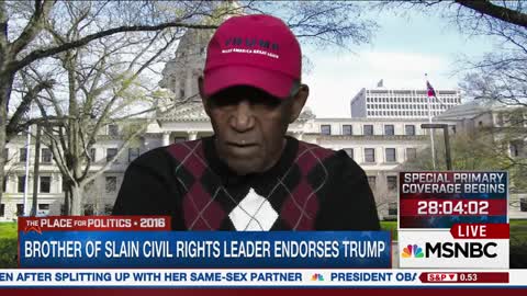 Brother Of Civil Rights Icon Medgar Evers Endorses Trump _ MSNBC
