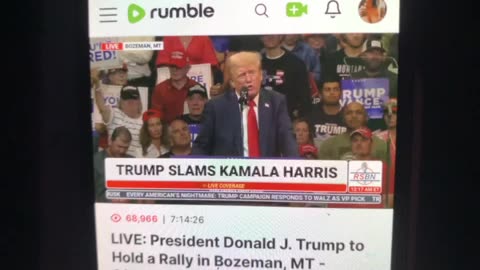 Live President Donald j trump rally 8/10/24 Bozeman Montana time 12:25 am