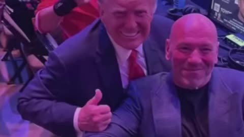 Trump cheered by fans at UFC following indictment