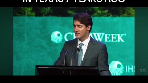 Trudeau on oil speaking in Texas, Trudeau is noted for his "bait & switch"
