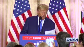 Trump gives mid term elections update.