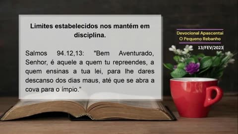 DEVOCIONAL - Limites estabelecidos nos mantém em disciplina.