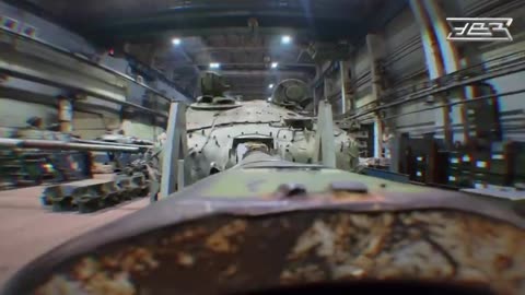 Some stages of upgrading the T-72B to the T-72B "model 2022".