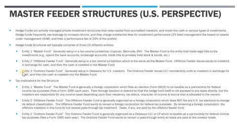 Hedge Fund Master-Feeder Structures - How Do They Work?