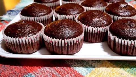 Simple Chocolate Cupcake🧁