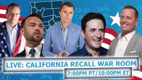 CALIFORNIA RECALL WAR ROOM: NEWSOM ON THE ROPES—Ft. Ric Grenell, Jack Posobiec, Benny Johnson & MORE