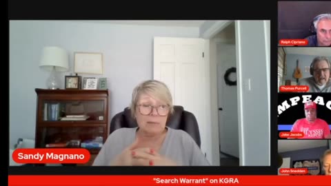 “Search Warrant” on KGRA with Special Guest Sandy “Hurricane” Magnano