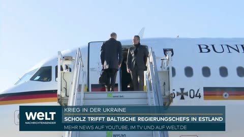 UKRAINE-KRIEG: Jetzt reist Bundeskanzler Olaf Scholz in Baltikum - mit einem klaren Ziel