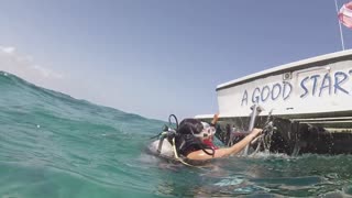 Scuba Diving at Grand Bahamas island