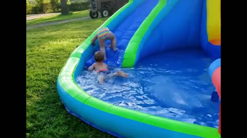 Funny Babies Playing Slide Fails - Cute Baby Videos-6
