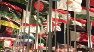 Flag plaza in Qatar