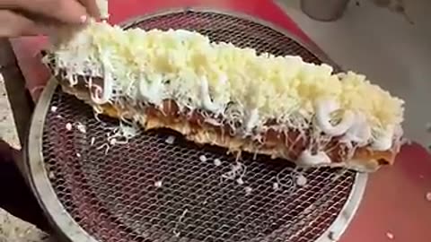 Mumbai Loaded Missile Cheese Sandwich _ Indian Street Food _